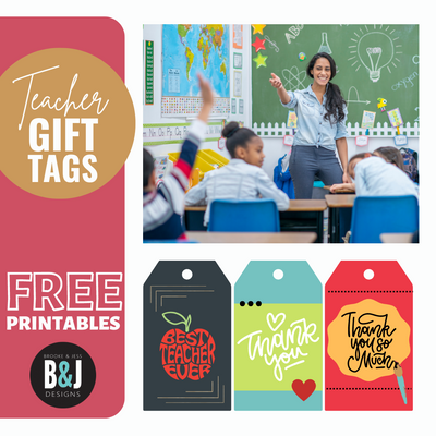 Teacher Thank You Printables - FREE