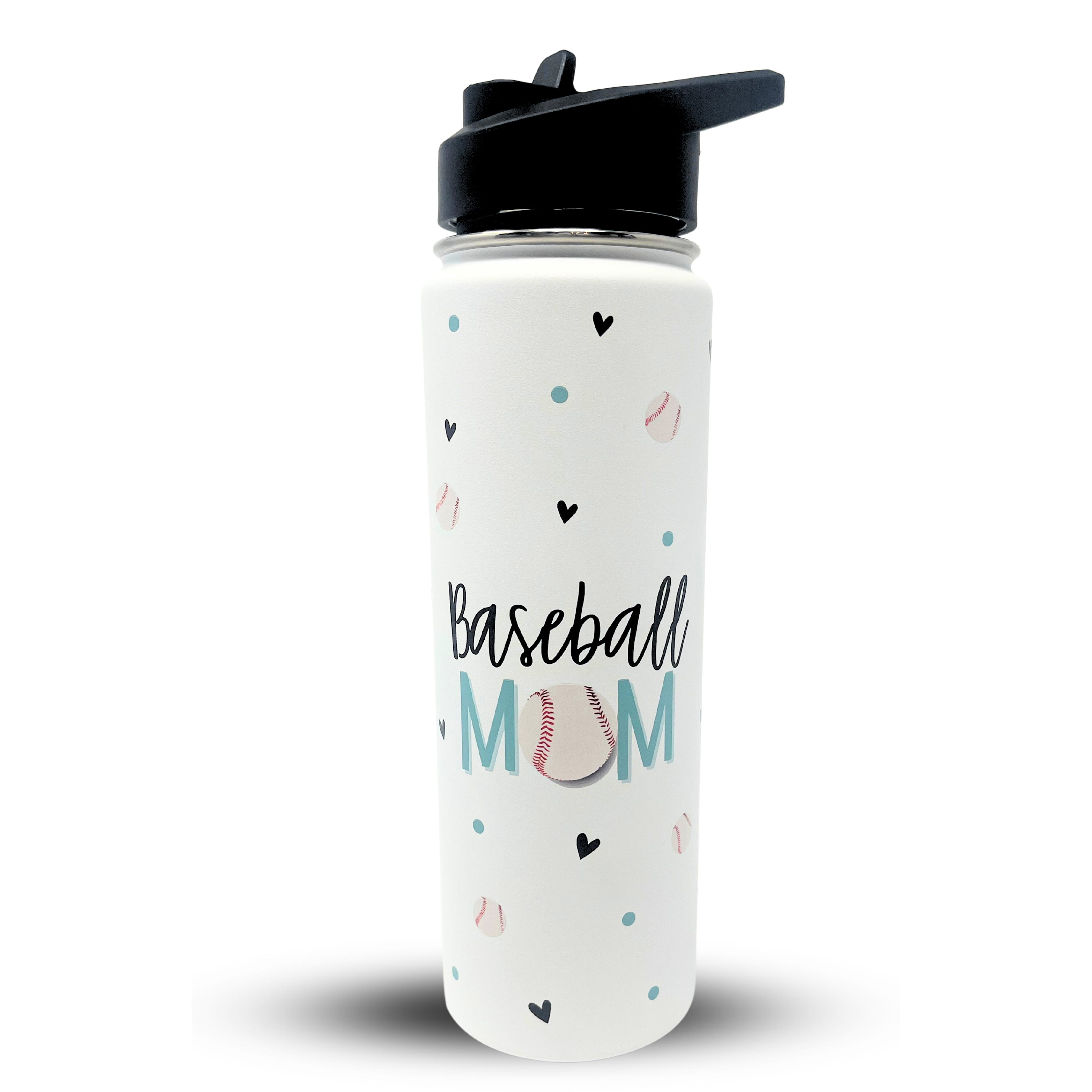 Personalized Baseball Water Bottle Decal