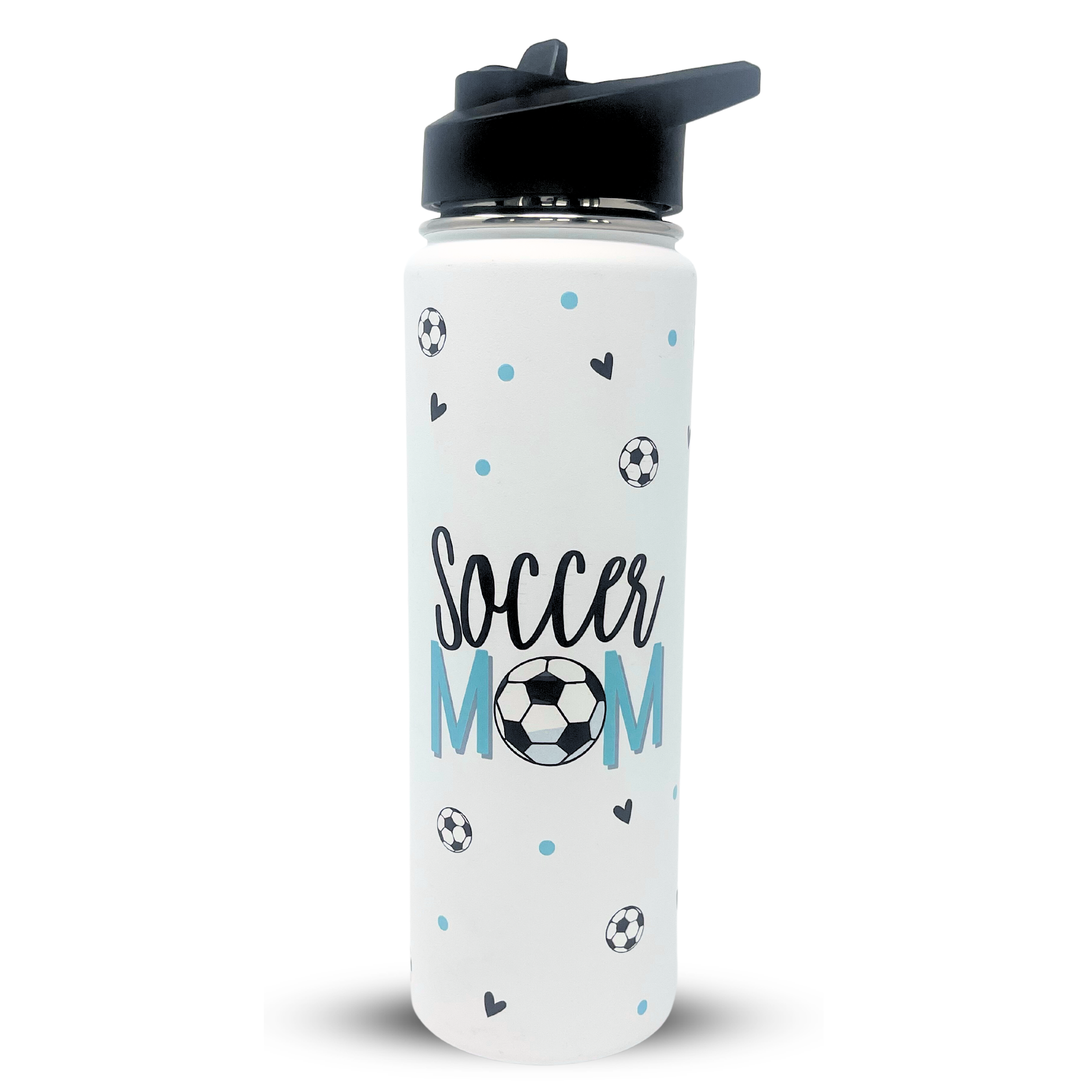  Alterd Industries Soccer Water Bottle - Personalized Soccer  Gift, Player Water Bottle, 32oz insulated tumbler with lid, Soccer Water  Bottle for Girls, For Boys