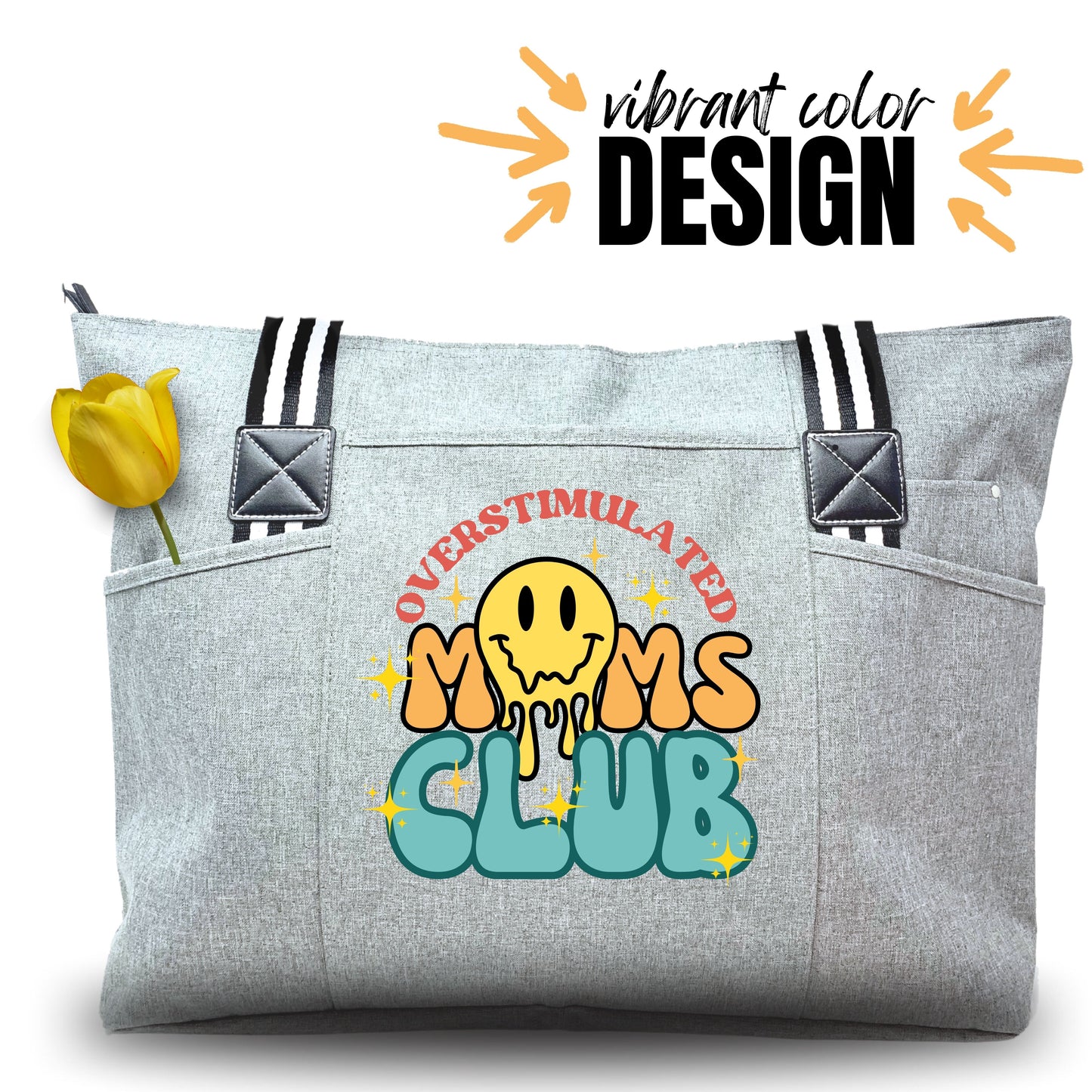 Overstimulated Mom's Club Tote Bag