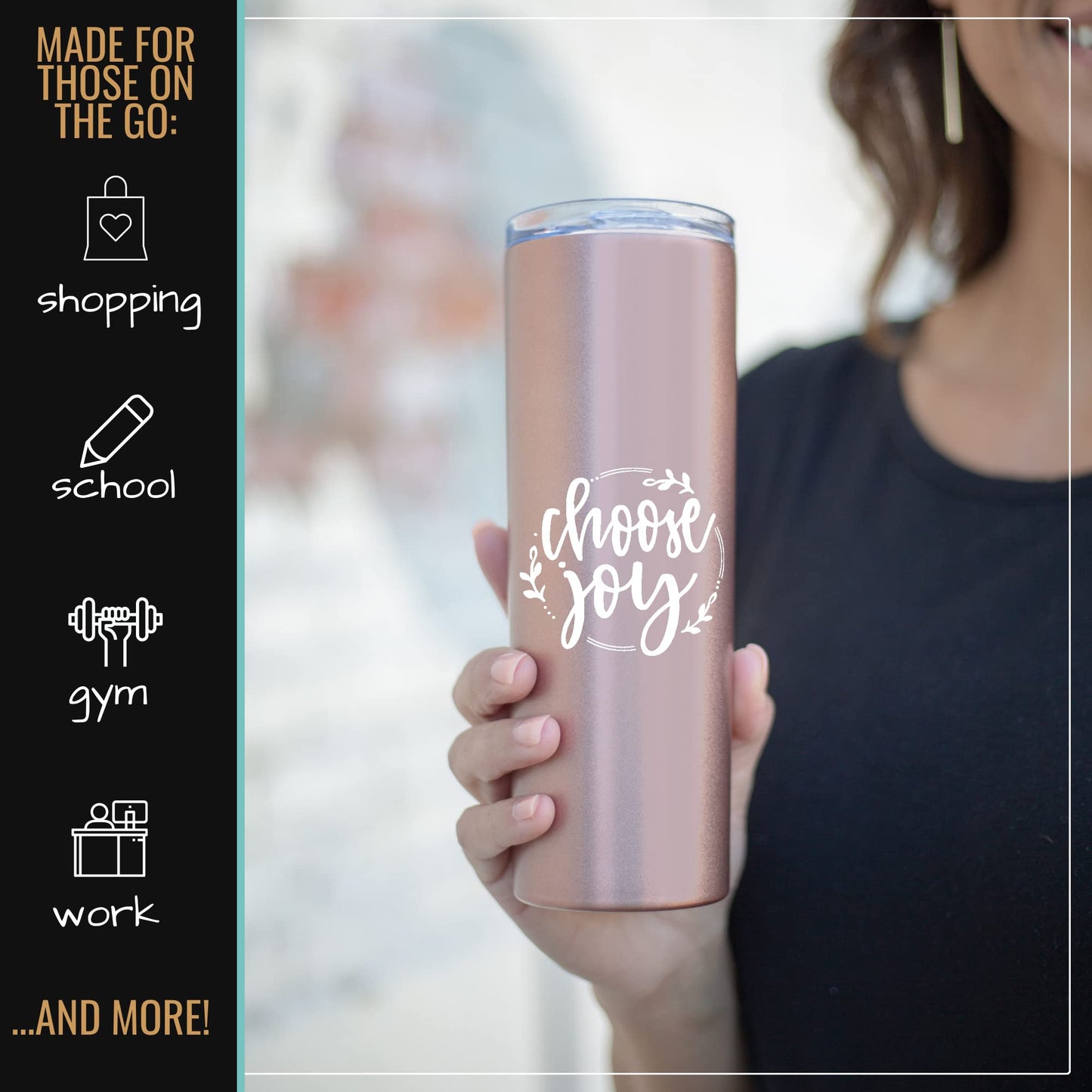 Inspirational Gifts Tumblers - Cute Unique Gifts for Women - Insulated Cup, Water Bottle - Great Gifts for Mother’s Day, Birthday, Best Cups and Mugs for Great Gift for Mom, Wife