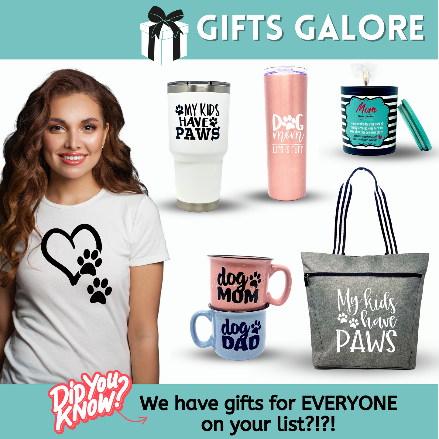 Dog Mom 24 oz Full Color Water Bottle