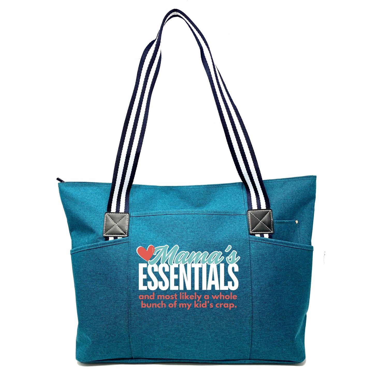 Mama's Essentials Tessa Teal Tote Bag