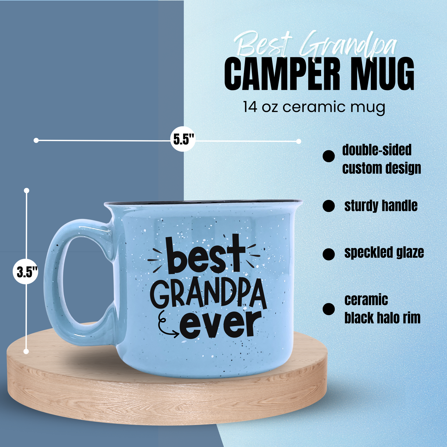 Best Grandma Grandpa Ever Cute Coffee Mug for Grandma, Grandmother - Grandma Gifts, Mother's Day, Christmas, Birthday (Best Grandma Ever and Best Grandpa Ever Gift Set)