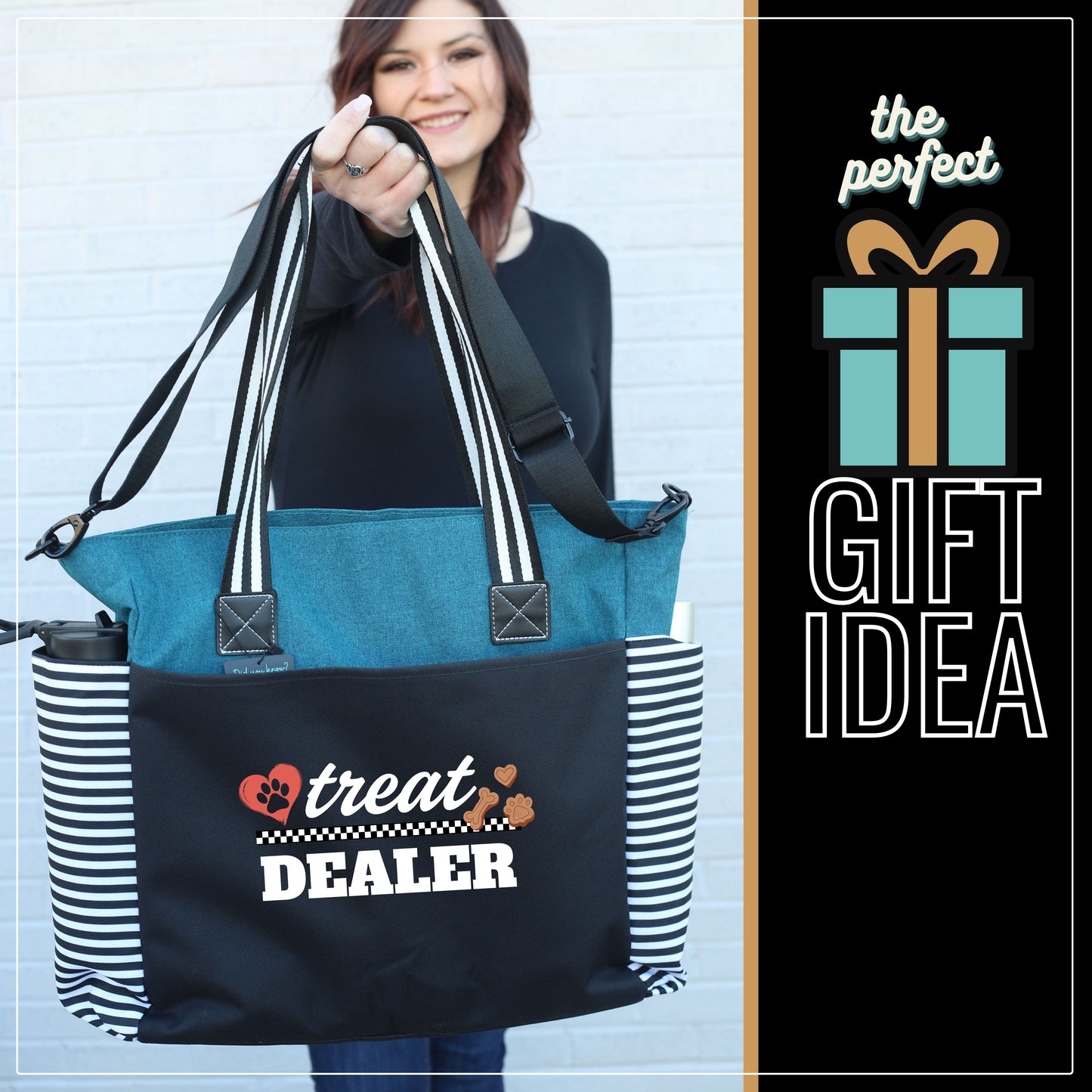 Dog Treat Dealer LouLou Tote Bag with 15 Pockets (Copy)