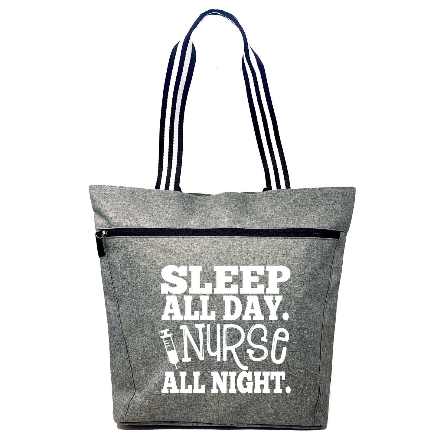 Nurse All Night Lexie Gray Tote Bag for Nurses