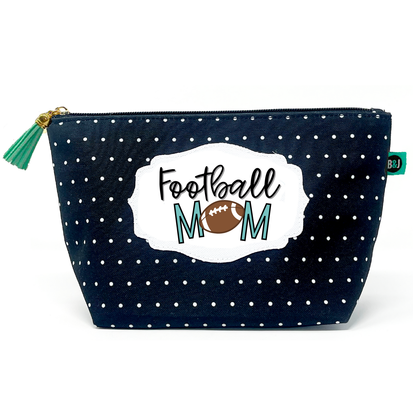 Football Mom Janie Zippered Pouch