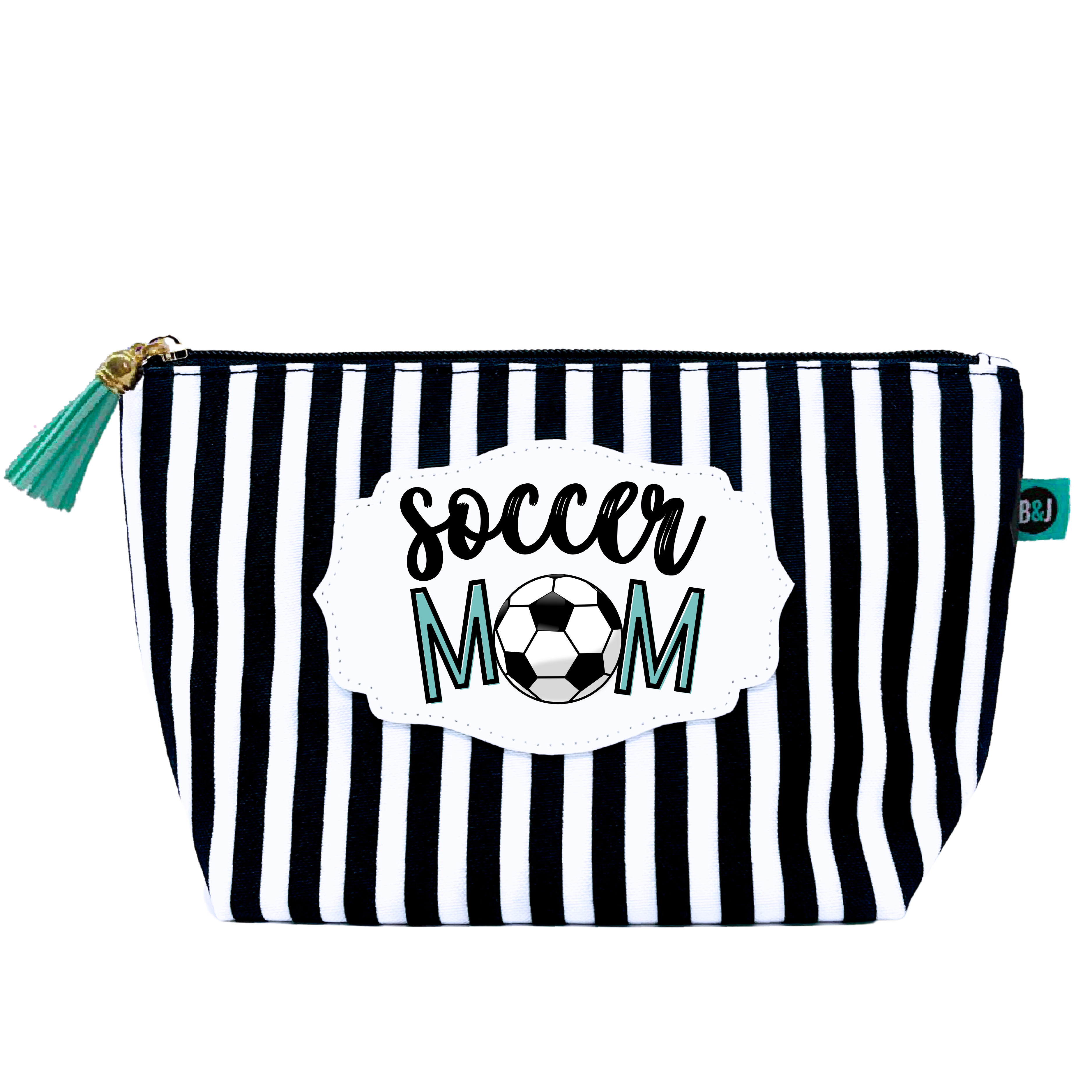 JNIAP Soccer Cosmetic Travel Toiletry Bag Soccer Coach Player Survival Kit  Life Is Better With Soccer Zipper Pouch Soccer Gift (Better with Soccer