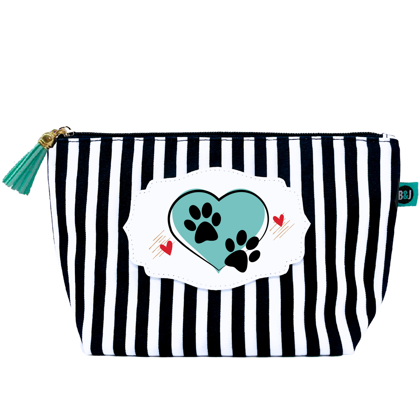 Heart and Paws Janie Zippered Pouch