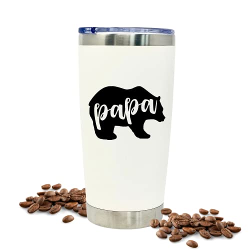 Papa Bear 20 oz Tumbler Gift Set