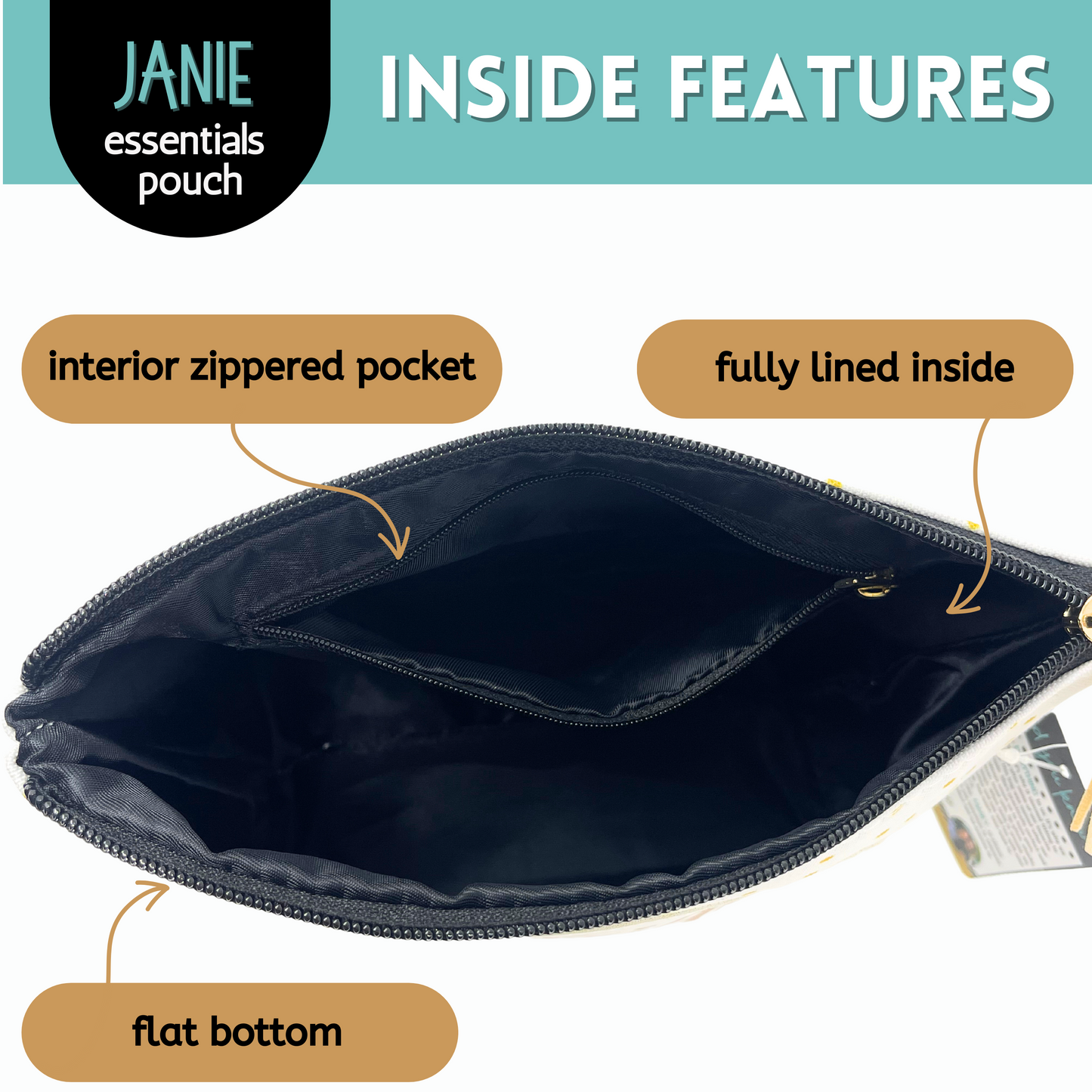 Bride Squad Janie Zippered Pouch