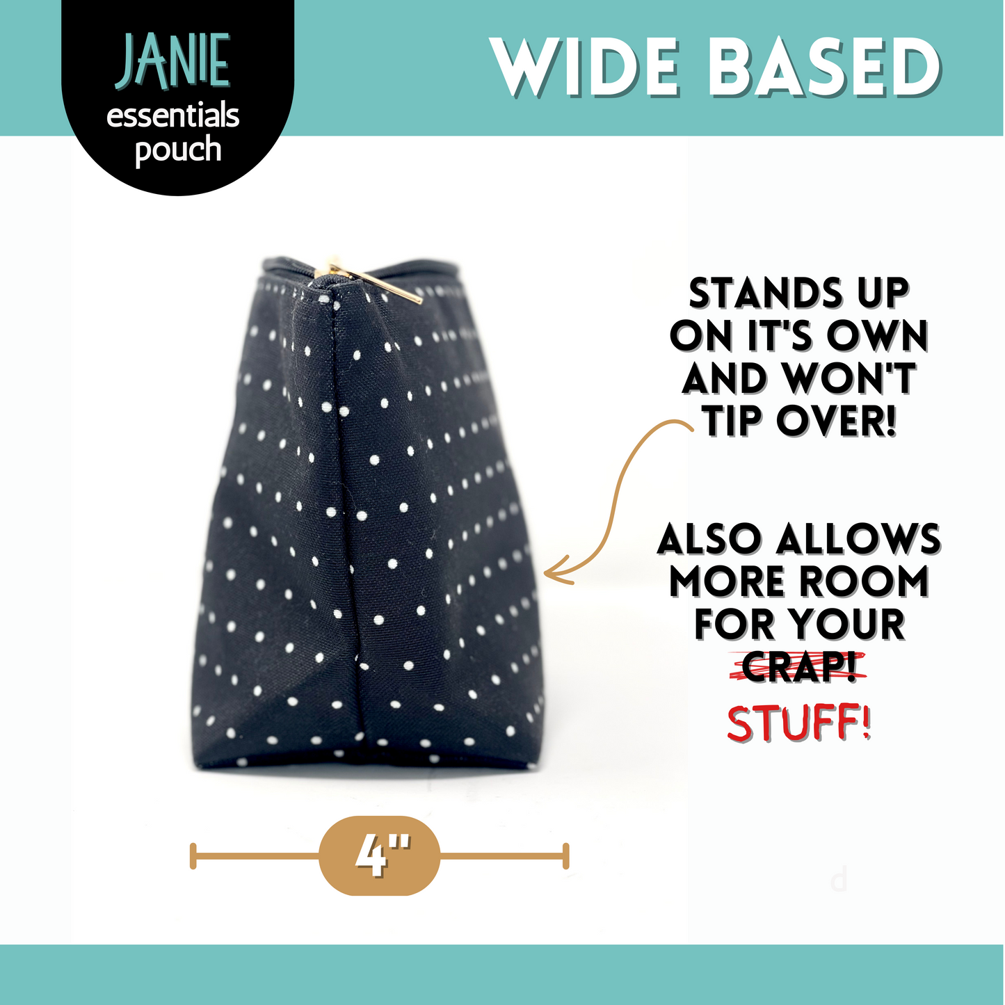 Nana's Essentials Janie Zippered Pouch