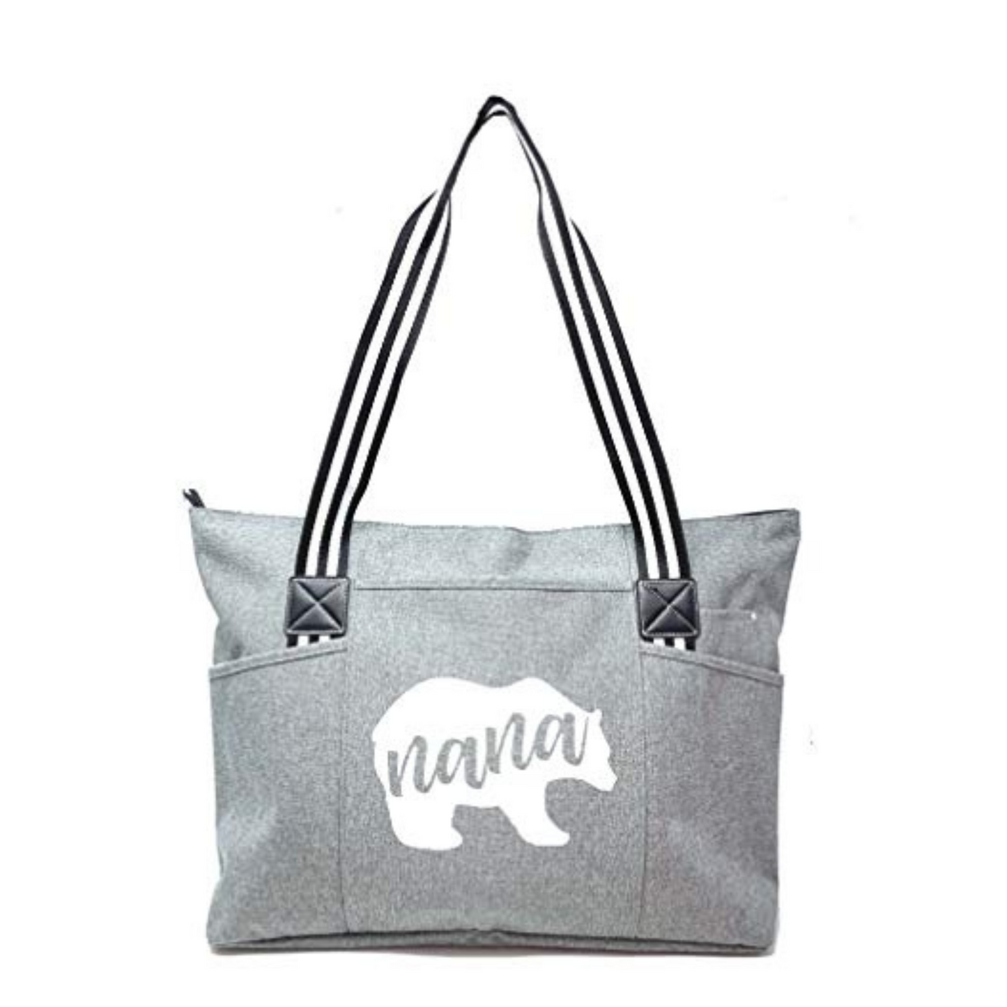Nana Bear Tessa Gray Tote Bag for Grandmothers