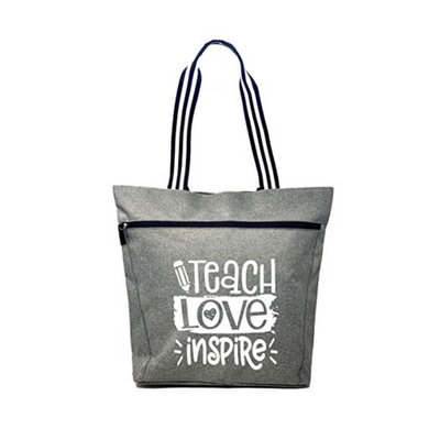 Teach Love Inspire Lexie Gray Tote Bag for Teachers