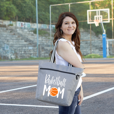 Basketball Mom Lexie Gray Tote Bag for Moms
