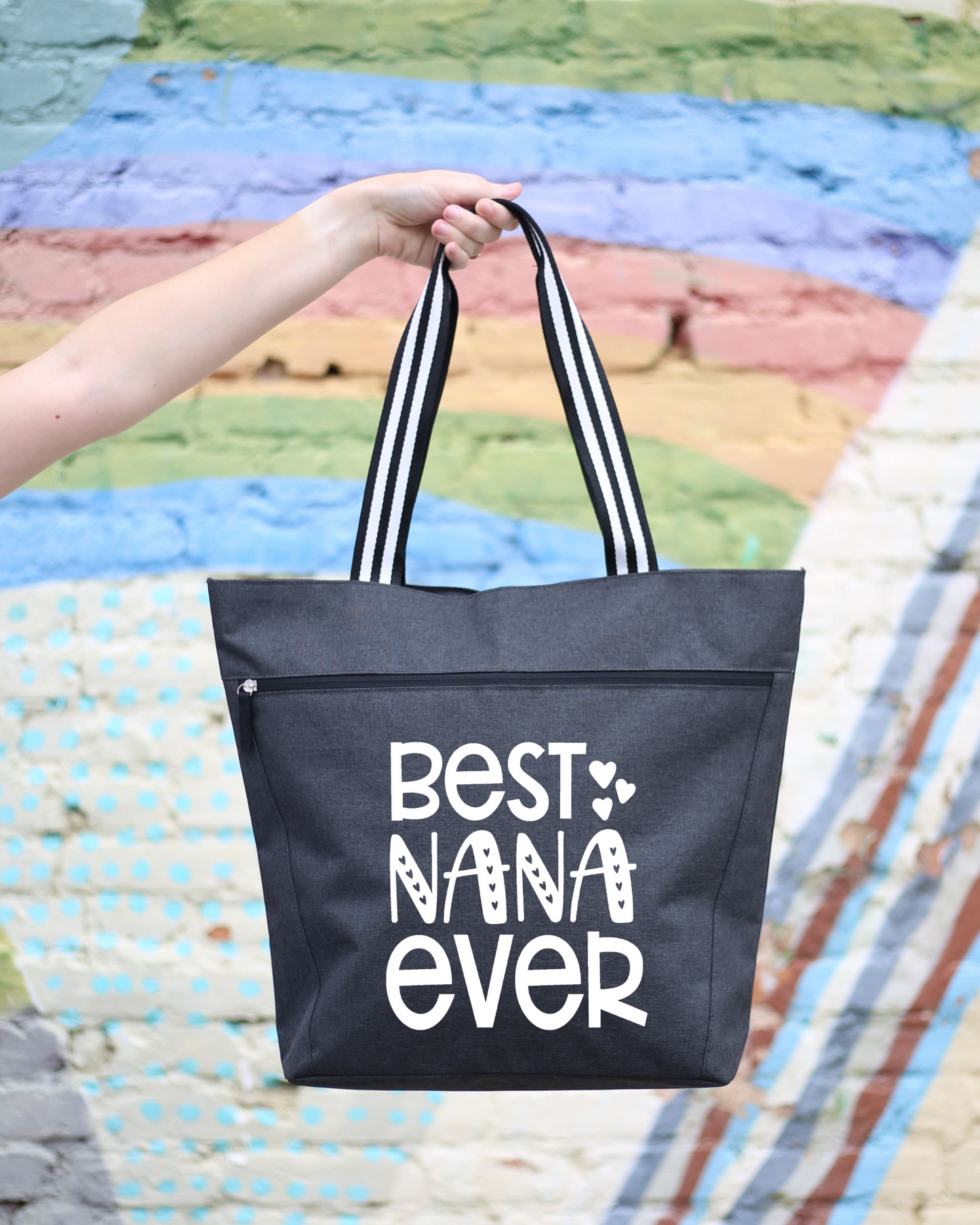 Best Nana Lexie Black Tote Bag for Grandmothers