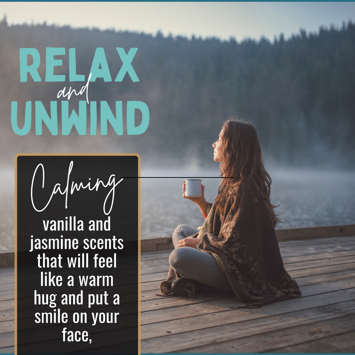 Thank You 8 oz Jasmine and Vanilla Scented Candle