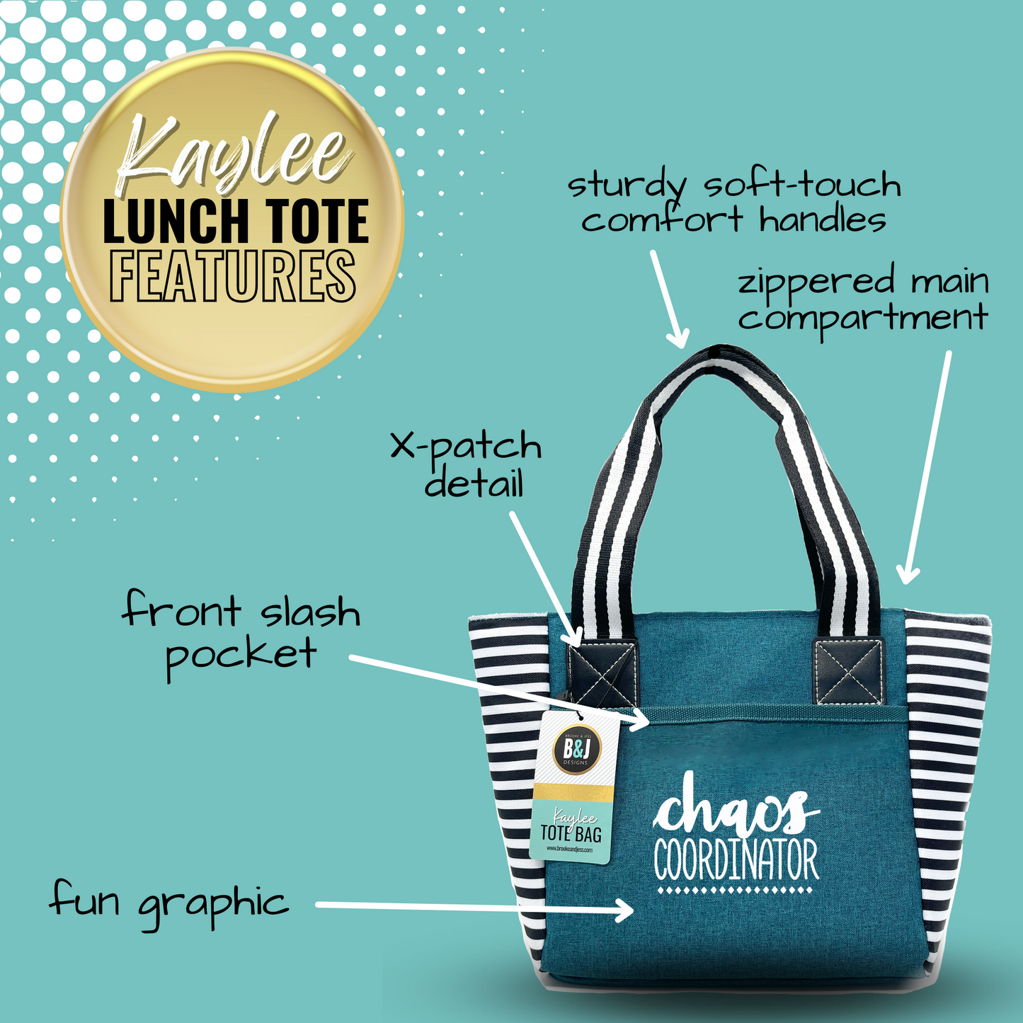Chaos Coordinator Kaylee Gray Tote Bag for Bosses