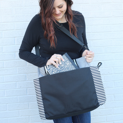 Plain LouLou Gray Tote Bag