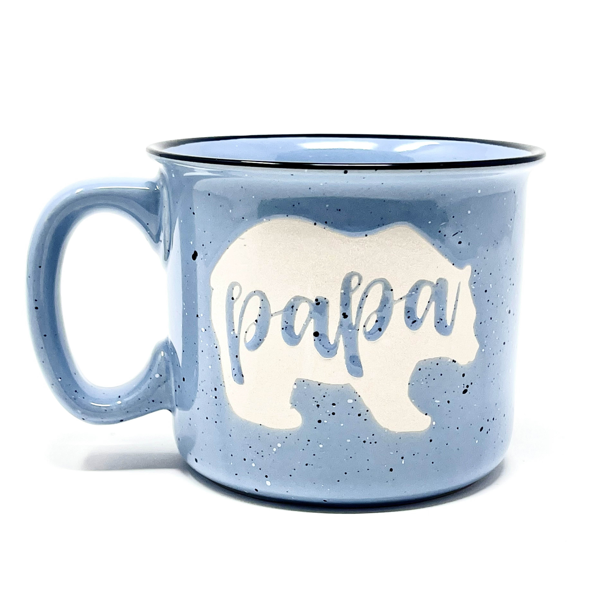 Papa Bear Campfire Ceramic Mug 15 oz.