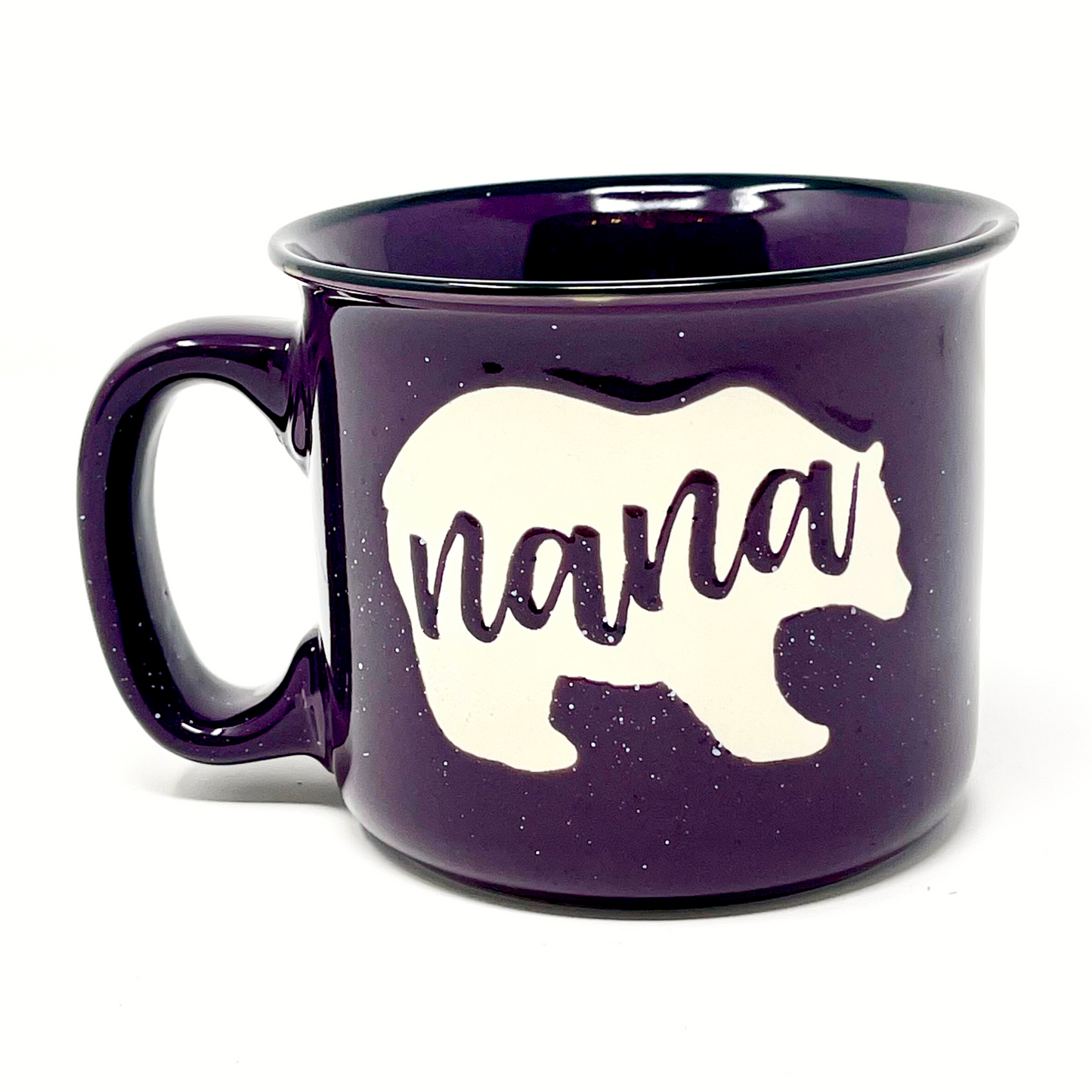 Nana 15 oz Plum Ceramic Mug for Grandmas