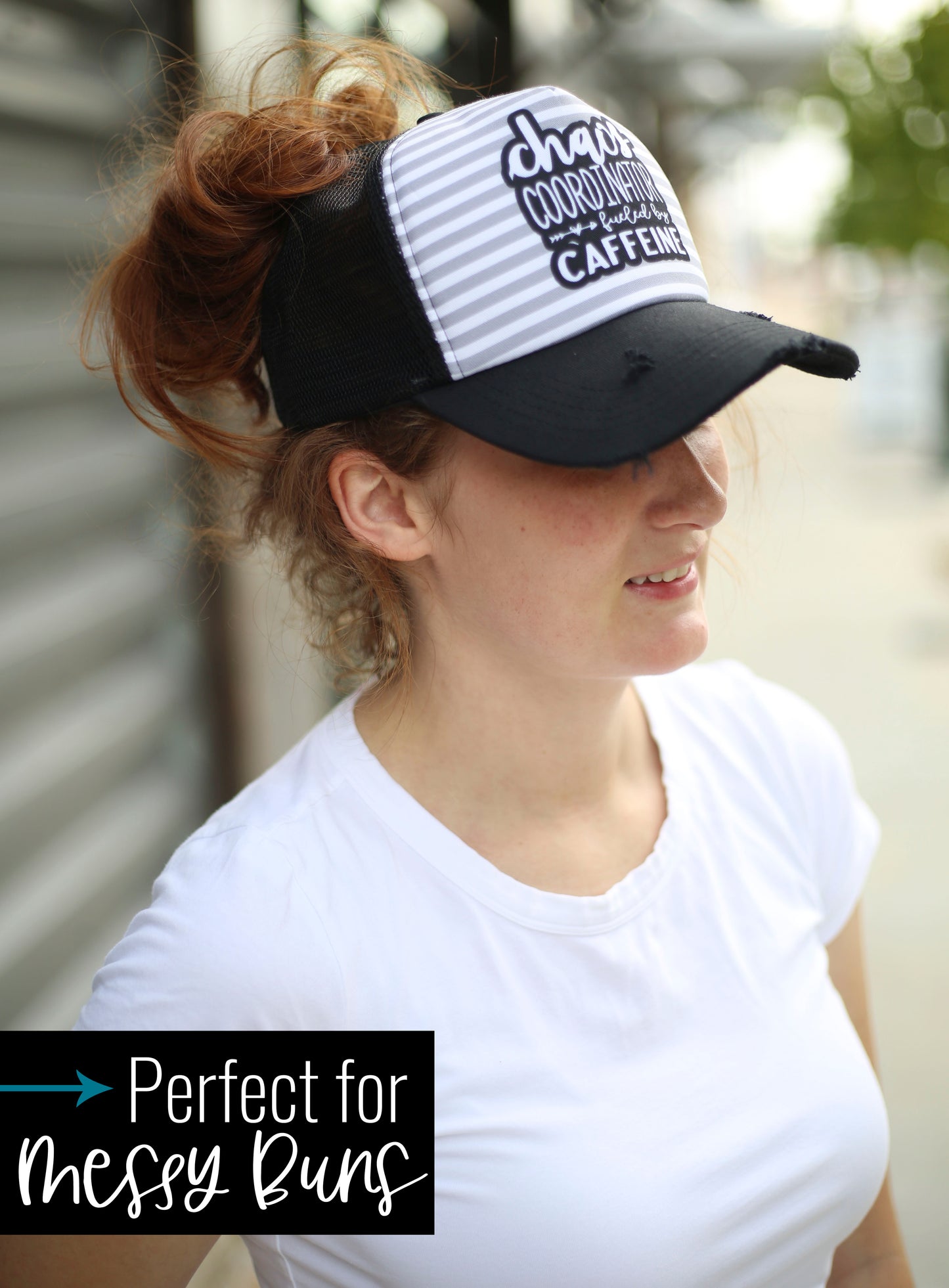 Chaos Coordinator Fueled by Caffeine Trucker Hat