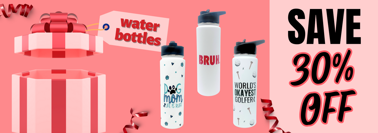 Friday - Save 30% on waterbottles