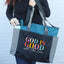God is Good All the Time Teal LouLou Tote Bag with 15 Pockets