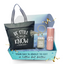 Brooke and Jess Designs - Religious Inspiration Be Still and Know Lexie Tote Bag, Choose Joy 20 oz Skinny Tumbler, and Trust in the Lord Keychain Gift Box Set