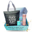 Brooke and Jess Designs Aunt Gift Box - Freakin' Awesome Aunt Tote Bag, 20 oz Skinny Tumbler, and Keychain Bundle Gift Box
