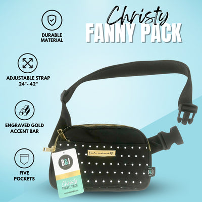 Christy  Travel Fanny Pack (Fur Mama)