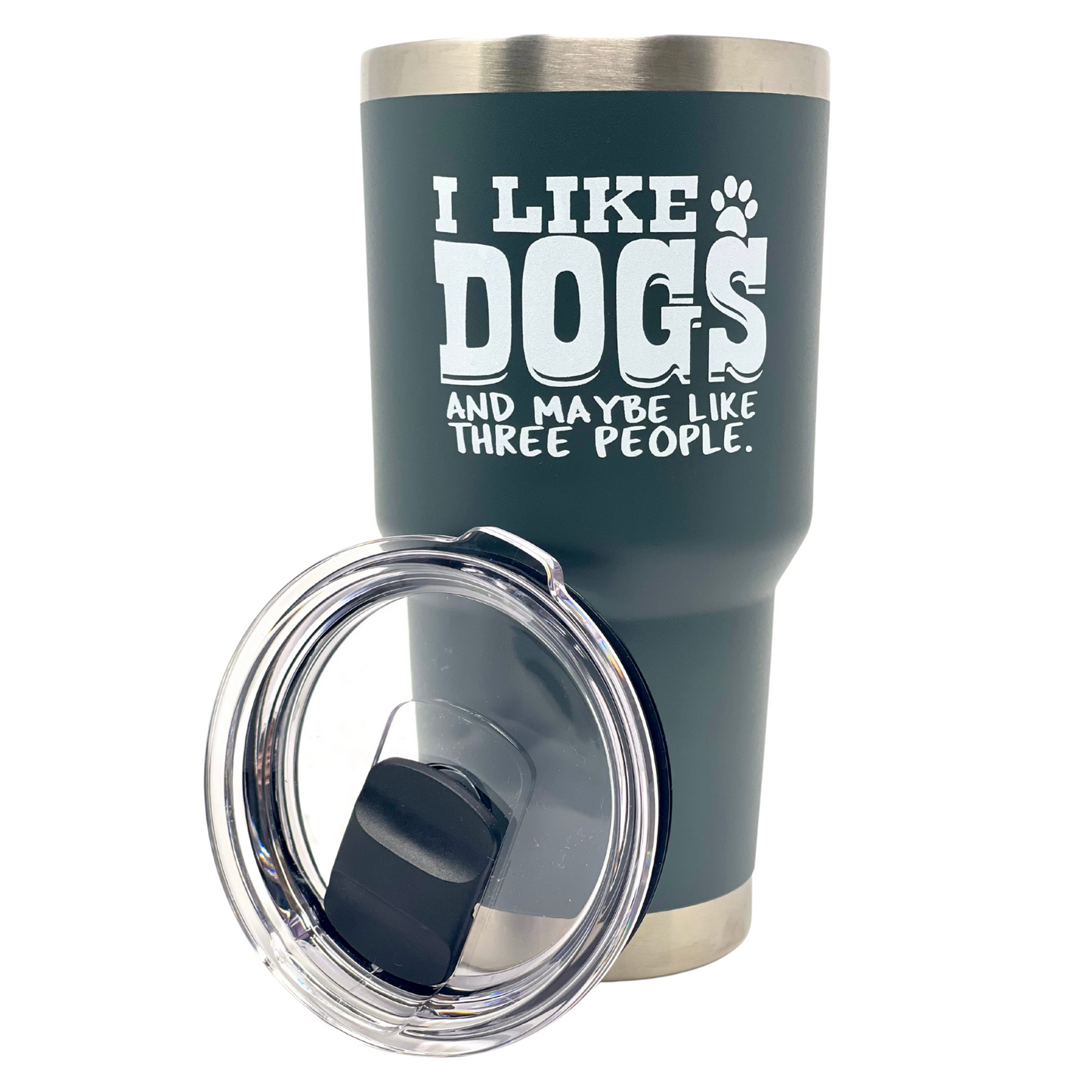 I Like Dogs and Maybe Like 3 People 30 Oz Tumbler - Outlet Deal Texas