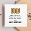 Witty Father's Day Funny as You Think You Are Printable 5 x 7 " and 5 x 5" Greeting Card for Dad, Daddy, Papa, Grandpa Gift