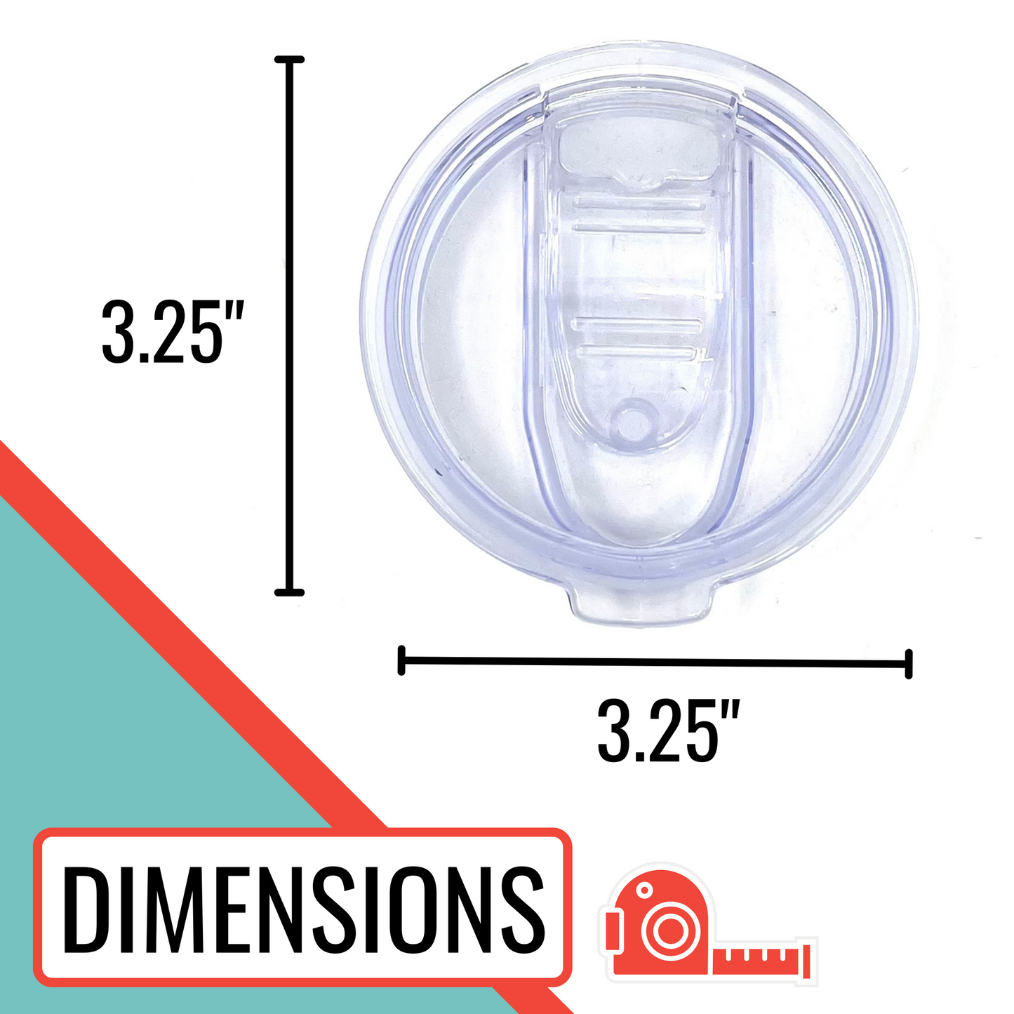 20 oz Standard Size Tumbler Replacement Lid