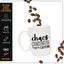 Chaos Coordinator Fueled by Caffeine 15oz White Ceramic Mug Utah Outlet Deal