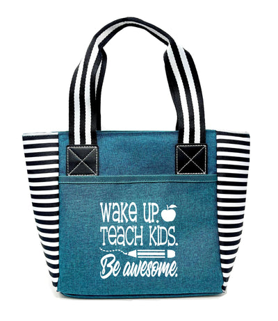 Brooke & Jess Designs Teacher Lunch Tote Bag for Work - Teacher Gifts for Women, Teacher Bag Best Teacher Appreciation Day Gift, Birthday
