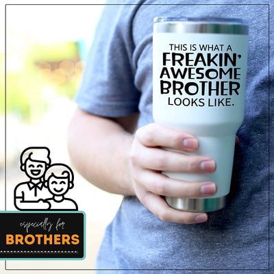 Freakin' Awesome Uncle White 30 oz Tumbler - Outlet Deal Utah