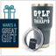 Golf Therapy 30 oz Gray Tumbler for Golfers - Outlet Deal Utah