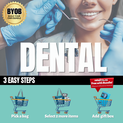 Dental BYOB Gift Box - Bundle a bag with 2 additional items and save 15% plus a FREE gift box.