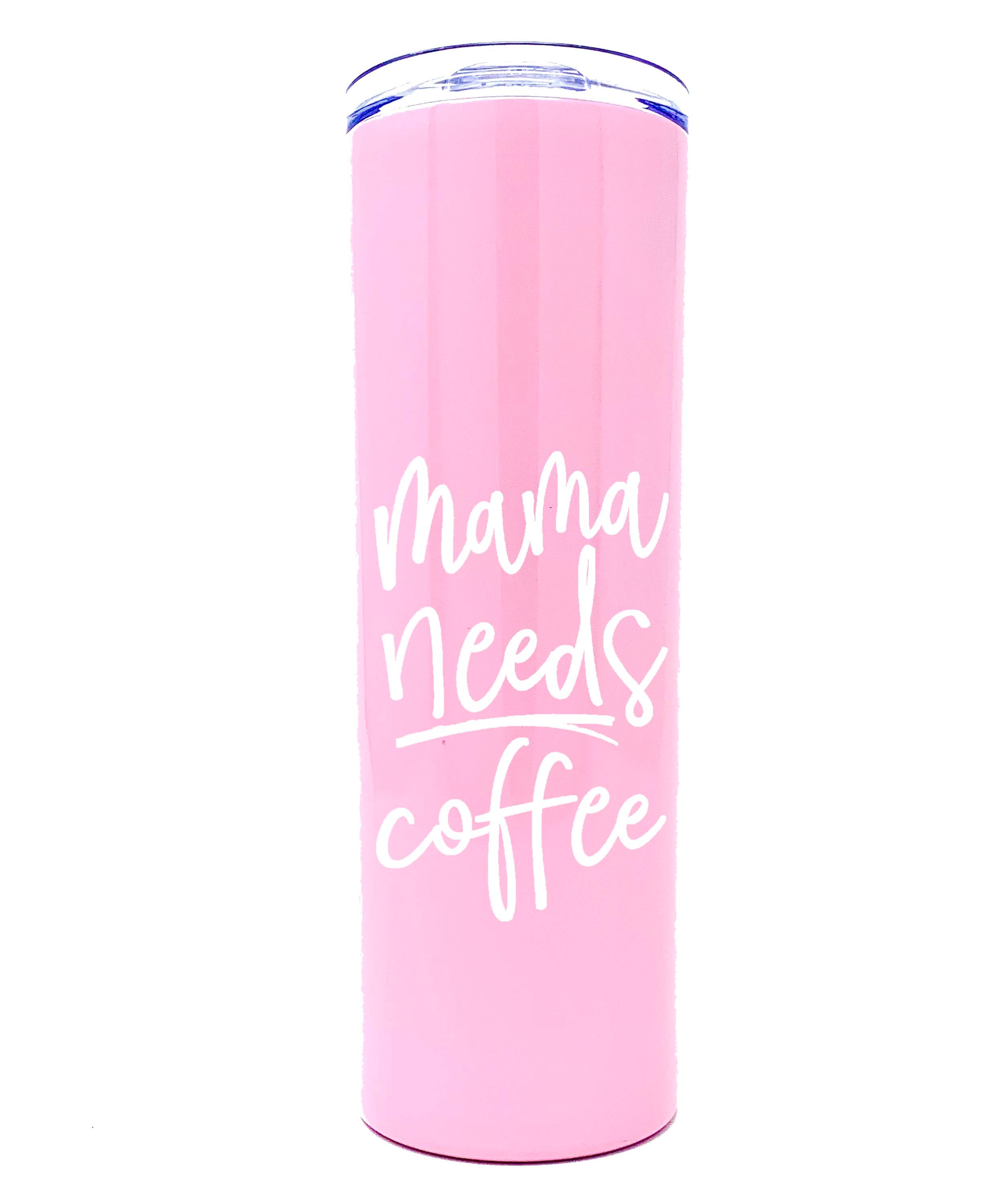 Mini Water Bottle Tumbler With Spout Lid - Tired Momma Coffee®