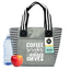 Coffee Scrubs Kaylee Gray Tote Bag for Medical Workers