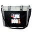 All You Need is Love and a Dog Gray LouLou Tote Bag with 15 Pockets