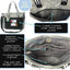 All You Need is Love and a Dog Gray LouLou Tote Bag with 15 Pockets