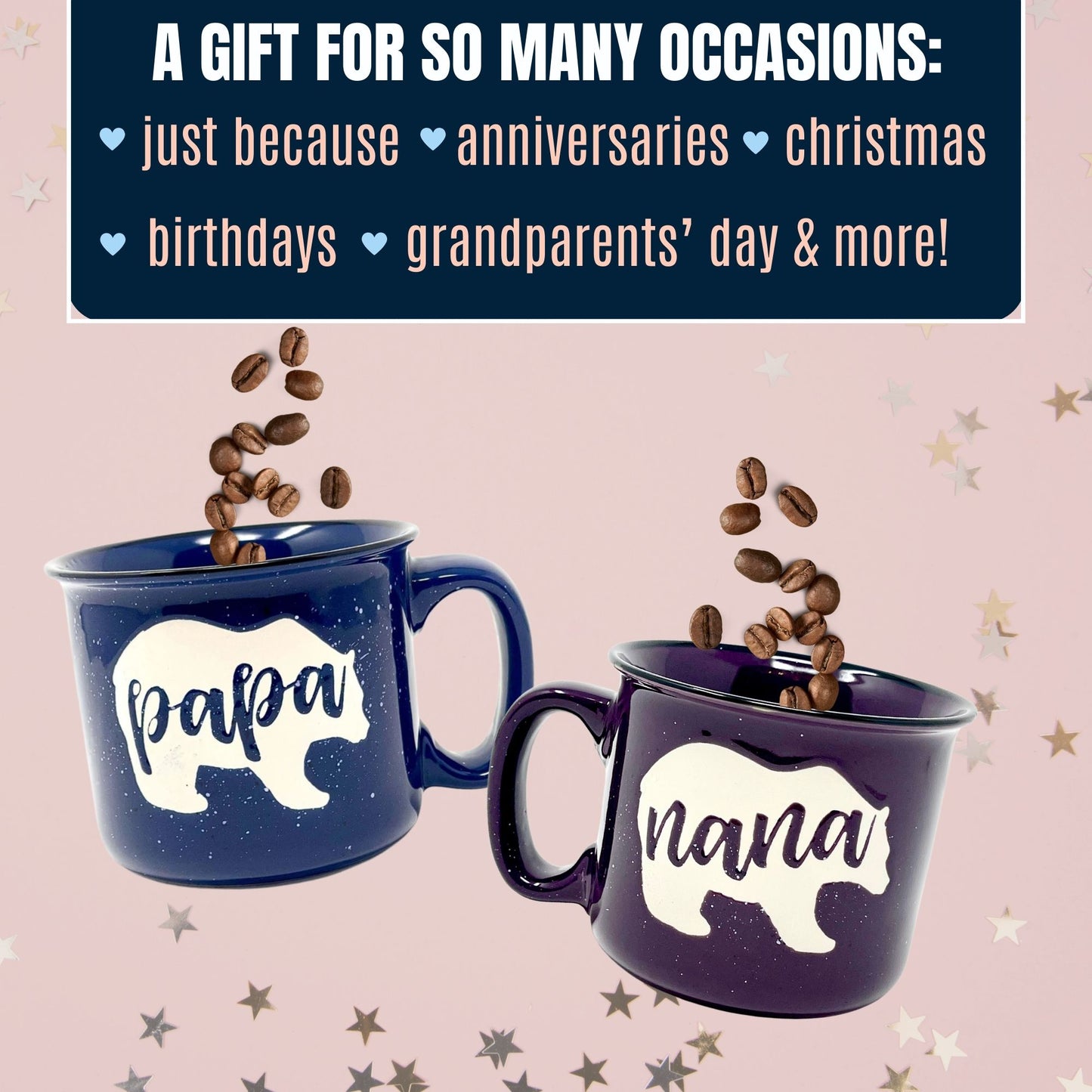 Cute Funny Coffee Mug for Grandma - Best Grandma Ever - Unique Fun Gifts for Grandmother, Grandma from Grandkids - Coffee Cups & Mugs with Quotes