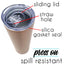 Chaos Coordinator Fueled by Caffeine 20 oz Rose Gold Skinny Tumbler for Bosses - Outlet Deals Utah