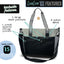 All You Need is Love and a Dog Gray LouLou Tote Bag with 15 Pockets