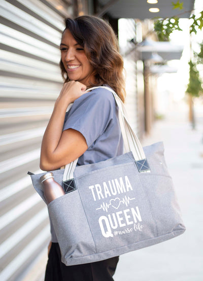 Trauma Queen Tessa Gray Tote Bag  for Medical Workers - Outlet Deal Utah