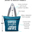 Coffee Scrubs And Rubber Gloves Lexie Teal Tote Bag for Medical Workers - Outlet Deal Utah