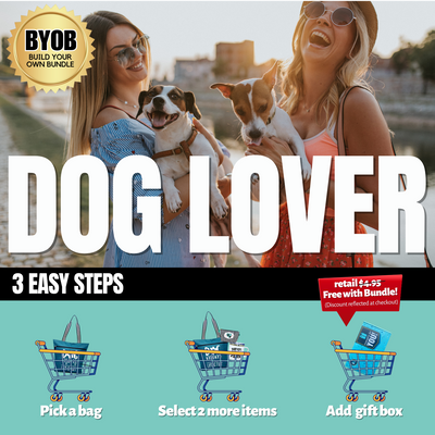 Dog Lover BYOB Gift Box - Bundle a bag with 2 additional items and save 15% plus a FREE gift box.