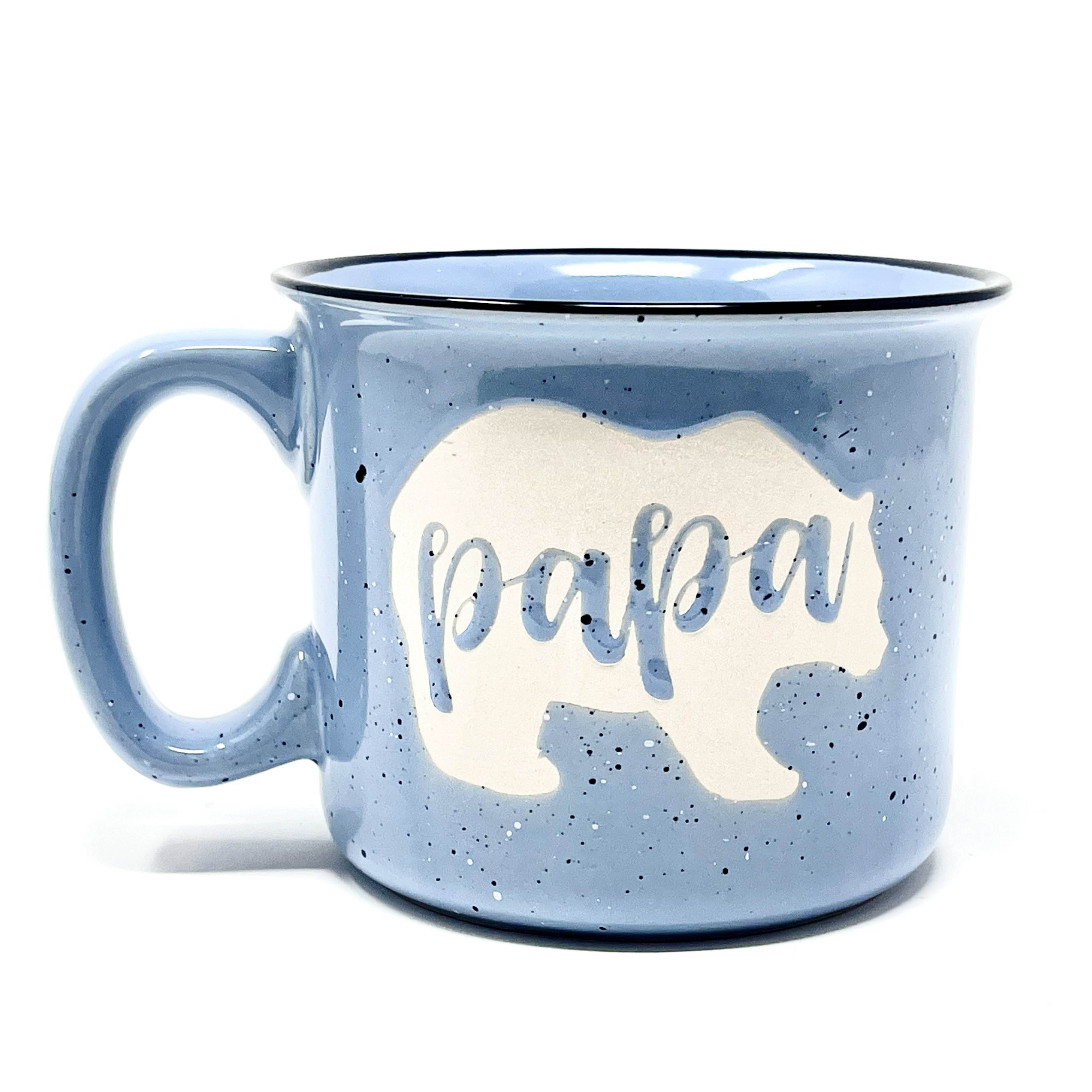 Papa Bear 15 oz Navy Ceramic Mug for Dads – Brooke & Jess Designs - 2  Sisters Helping You Celebrate Your Favorite People